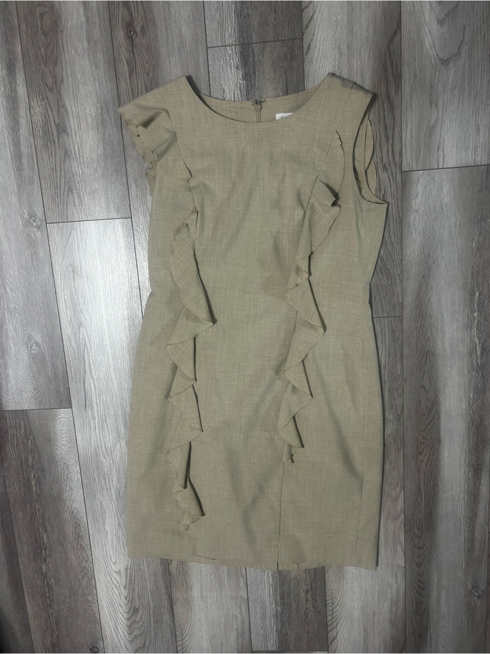Calvin Klein Ruffle Shift Dress